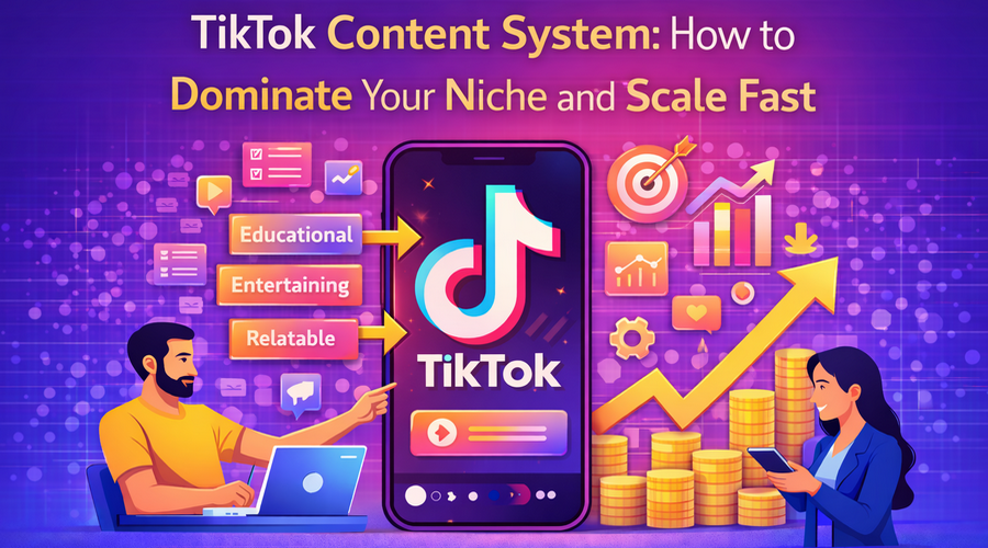 TikTok Content System: How to Dominate Your Niche and Scale Fast
